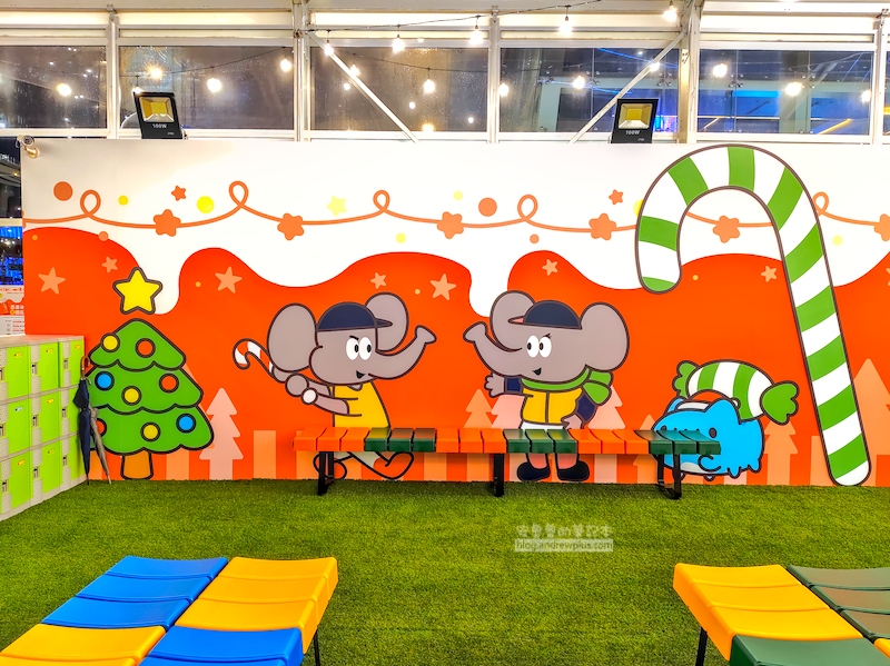 中國信託溜冰和中信兄弟形象牆