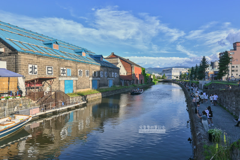 小樽運河-北海道景點推薦,小樽必玩,散步遊船