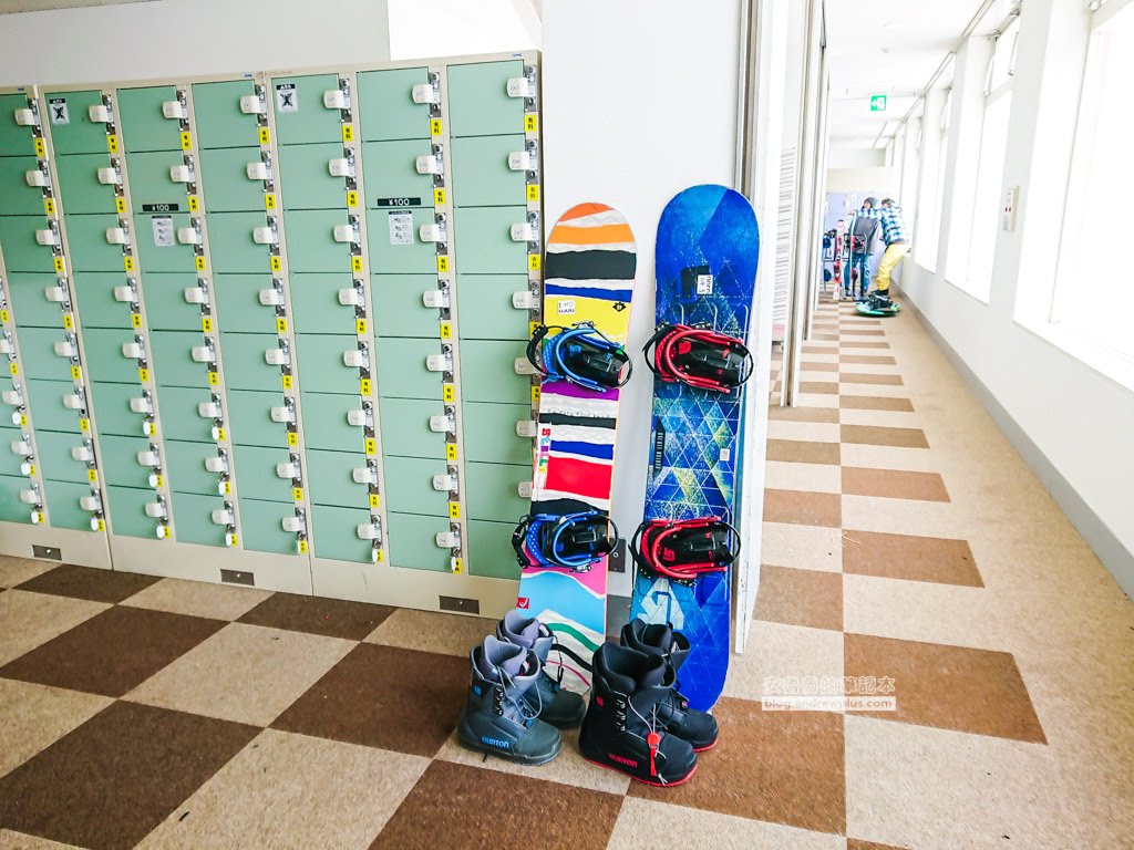 諾恩水上滑雪場 雪具出租, 置物櫃