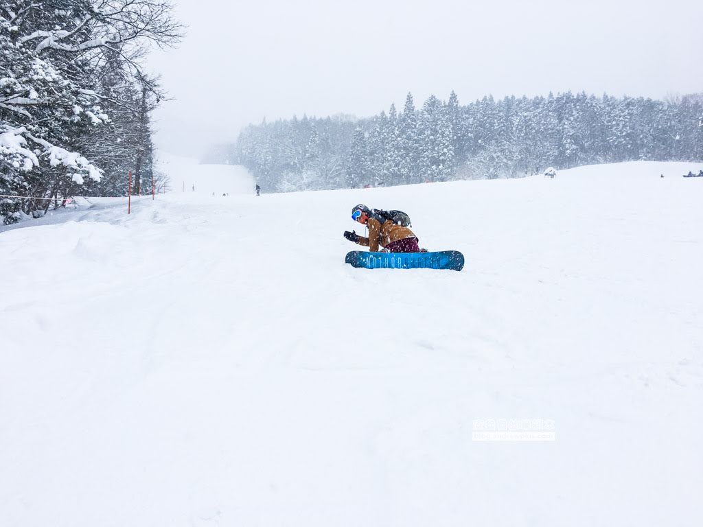 諾恩水上滑雪場, 滑雪道 A 中段