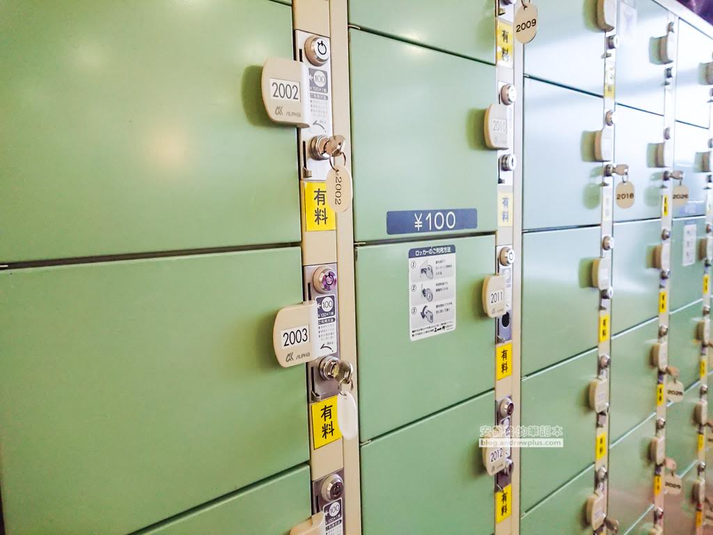 諾恩水上滑雪場 雪具出租, 置物櫃價格