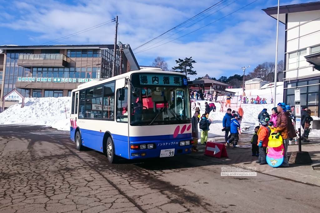 豬苗代滑雪場, 接駁巴士