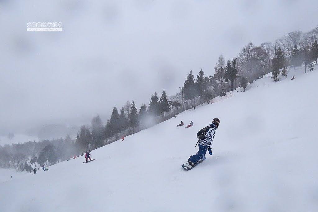 豬苗代滑雪場 滑雪道, 下坡滑行