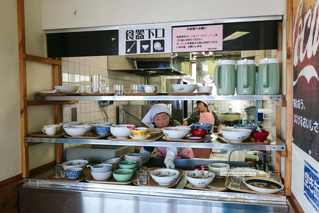 豬苗代滑雪場 餐廳, 碗盤食器回收處