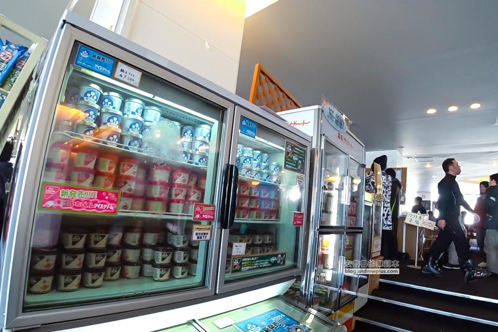 豬苗代滑雪場, 滑雪中心商店冰櫃買冰淇淋