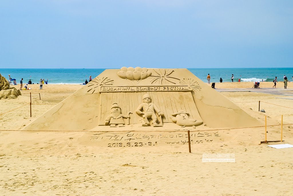韓國釜山景點,海雲台海灘,釜山必玩景點,海雲台沙雕節,海雲台海水浴場