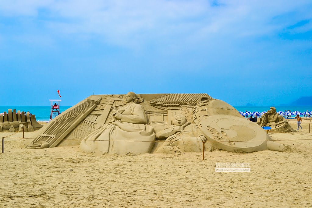 韓國釜山景點,海雲台海灘,釜山必玩景點,海雲台沙雕節,海雲台海水浴場