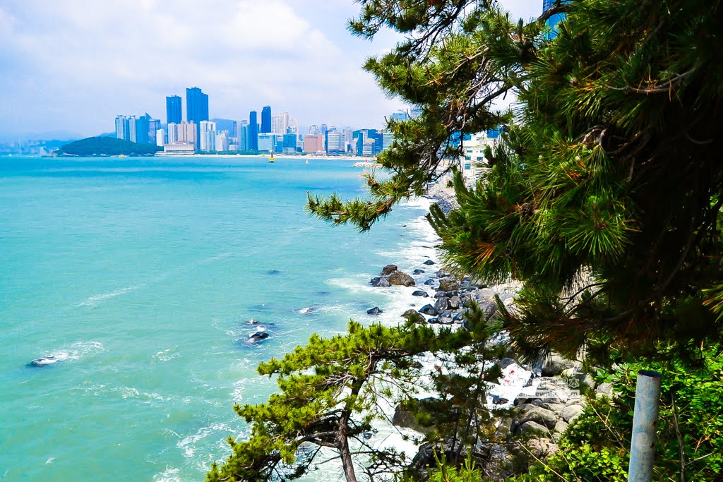 海雲台景點 尾浦鐵道,釜山必玩景點,青沙浦紅白燈塔,松亭海水浴場