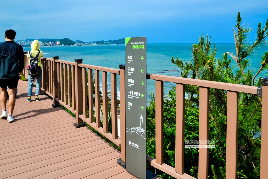 尾浦鐵路,釜山必玩景點,青沙浦紅白燈塔,松亭海水浴場