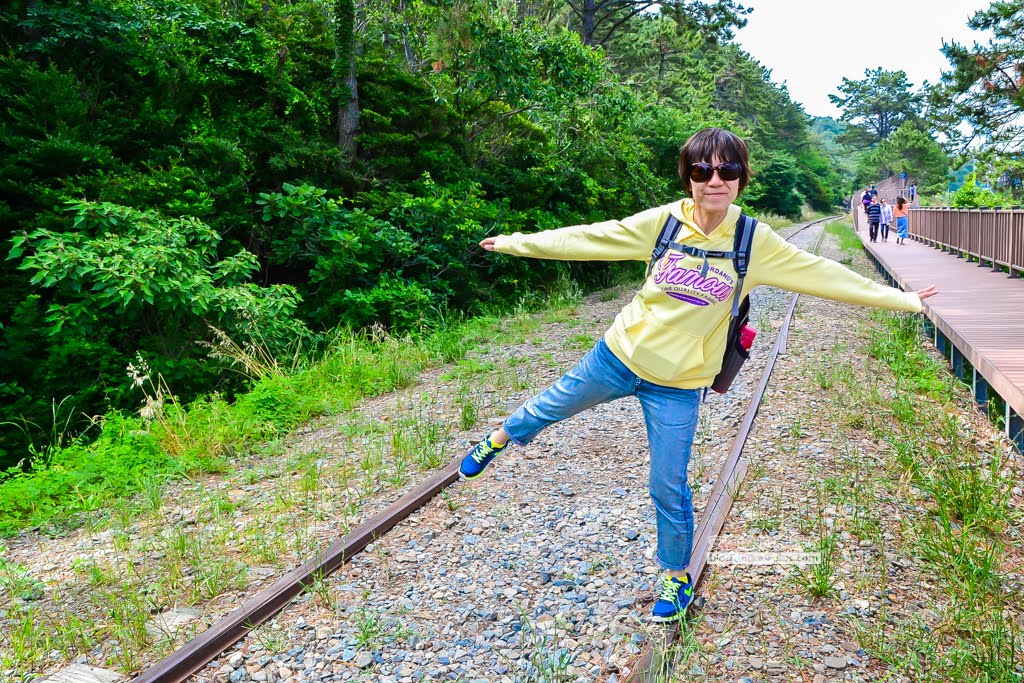 尾浦鐵路,釜山必玩景點,青沙浦紅白燈塔,松亭海水浴場
