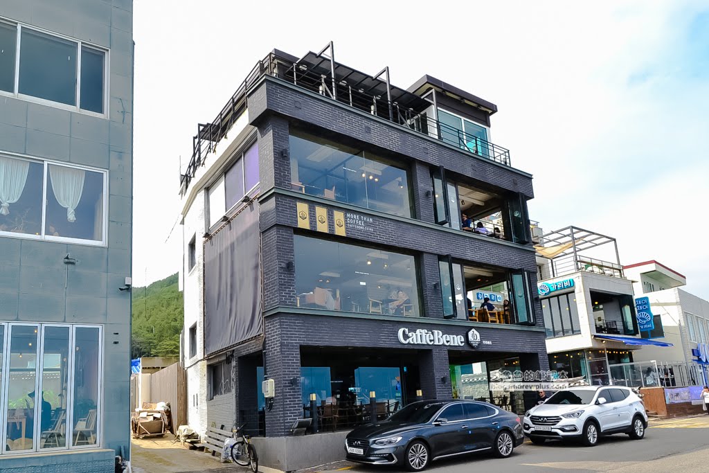 海雲台青沙浦咖啡,青沙浦喝咖啡,CAFFEE BENE,CAFE ROOF TOP