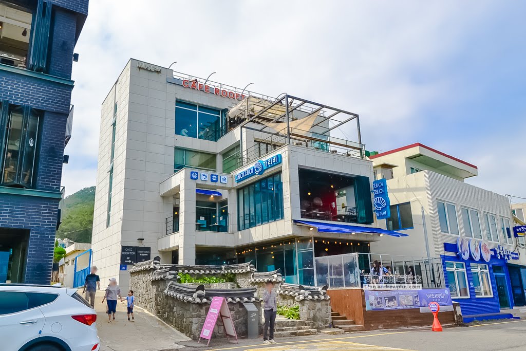 海雲台青沙浦咖啡,青沙浦喝咖啡,CAFFEE BENE,CAFE ROOF TOP