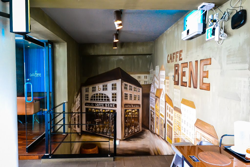 海雲台青沙浦咖啡,青沙浦喝咖啡,CAFFEE BENE,CAFE ROOF TOP