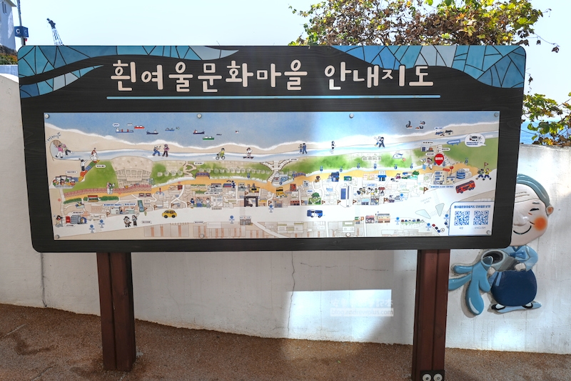 白淺灘文化村,小巷弄的導覽圖