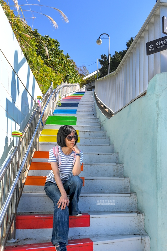 白淺灘文化村,彩虹階梯拍照