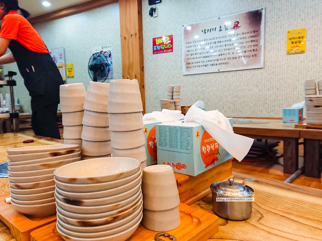 釜山必吃美食,辣炒章魚拌飯,善良章魚