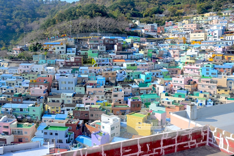 甘川咖啡廳 coffee it house,甘川洞文化村景色一覽無遺