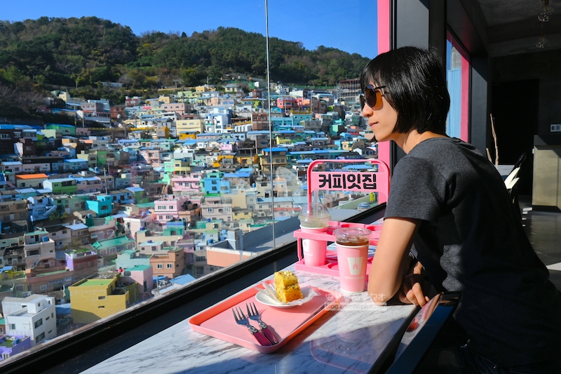 甘川咖啡廳 coffee it house, 適合發呆放鬆吃下午茶的釜山咖啡廳