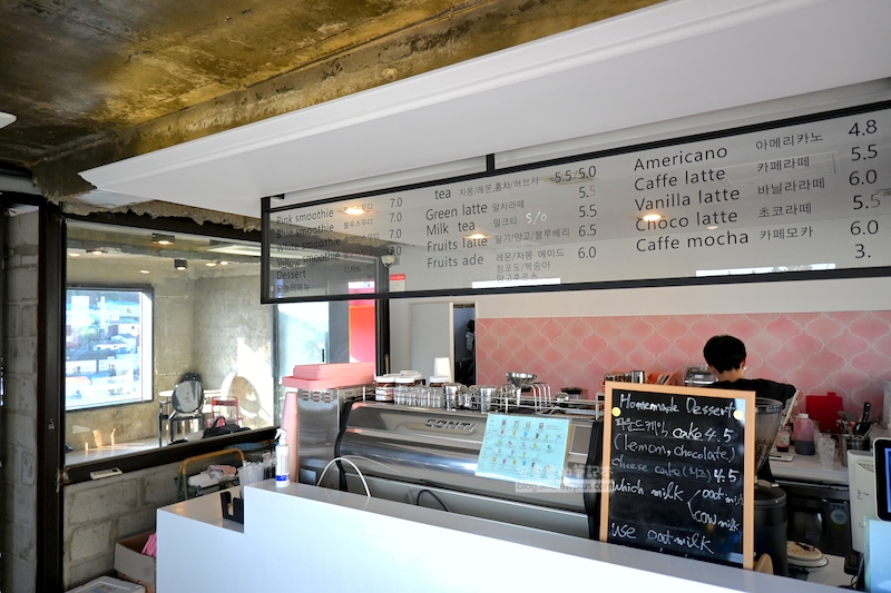 甘川咖啡廳 coffee it house,菜單,美式咖啡4800韓元