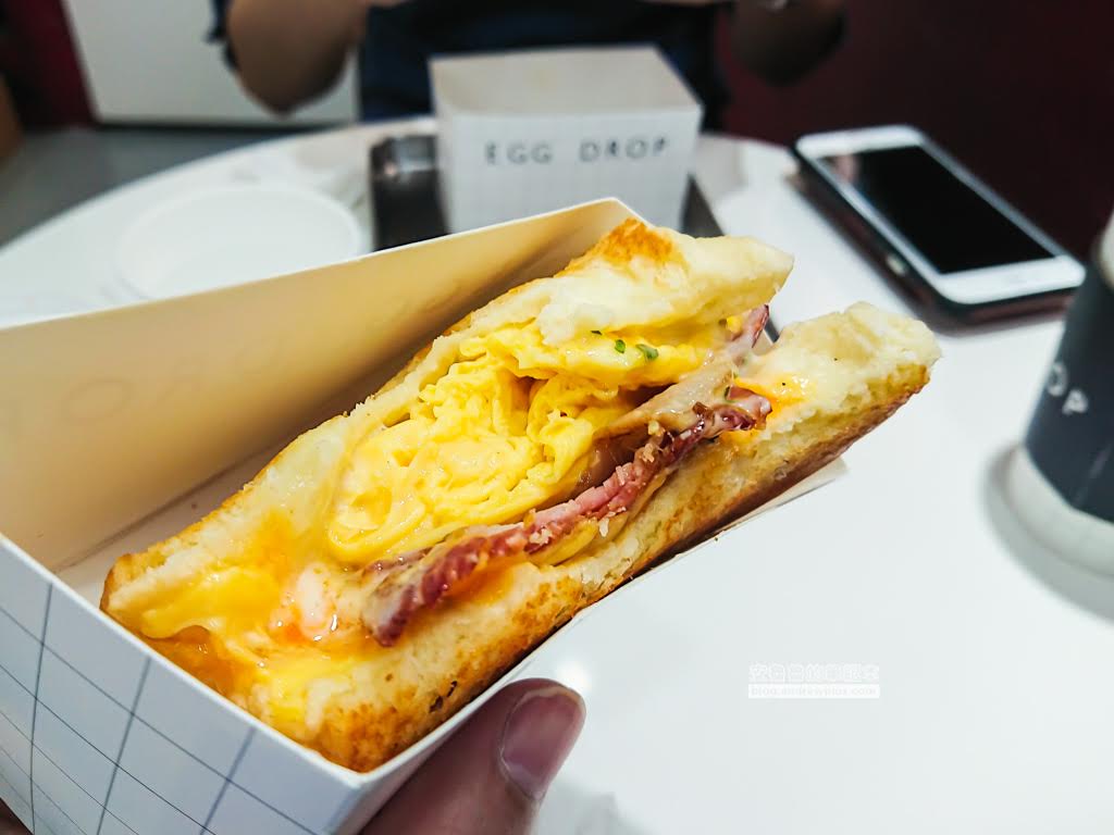 韓國炒蛋歐姆蛋三明治,釜山炒蛋三明治,eggdrop三明治,EDDDROP歐姆蛋
