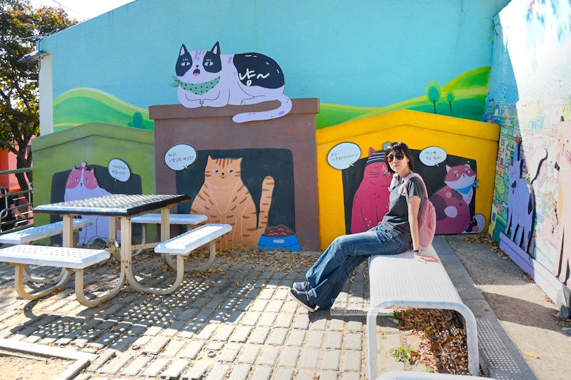 甘川洞文化村,貓咪壁畫公園
