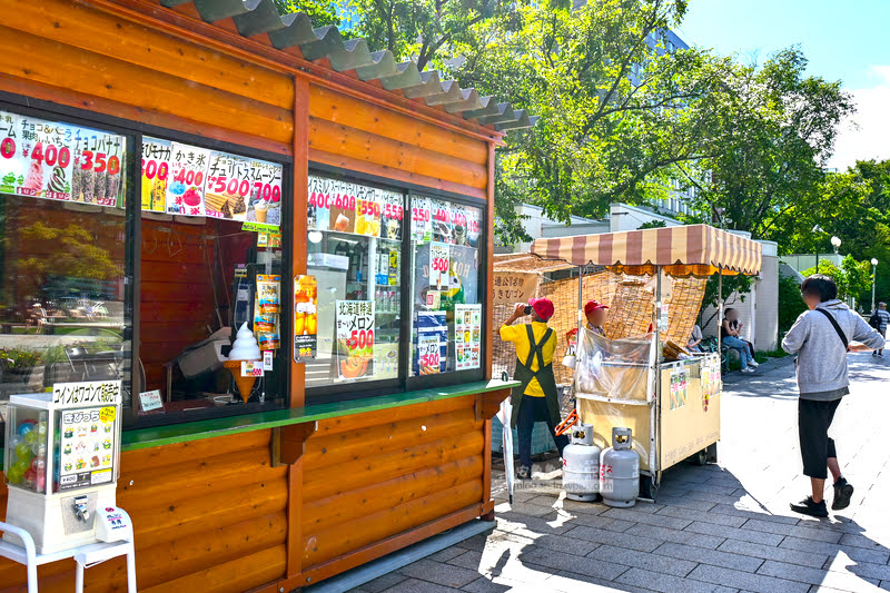 大通公園玉米,大通烤玉米攤,札幌必吃