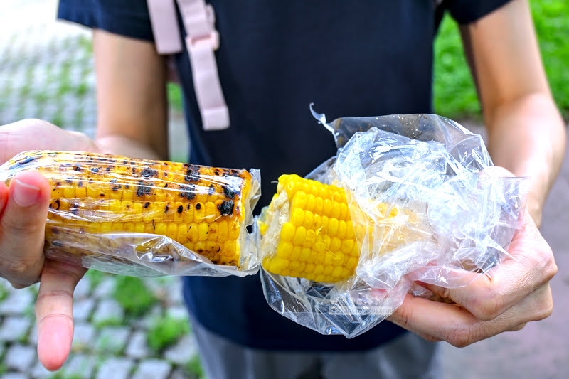 大通公園玉米,大通烤玉米攤,札幌必吃